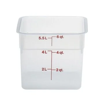 Cambro CamSquares® - Transparent Vorratsbehälter 5,7 Liter