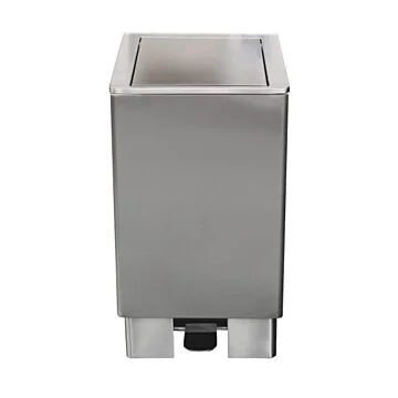 SARO Edelstahlmülleimer 60 Liter, Modell Apollo