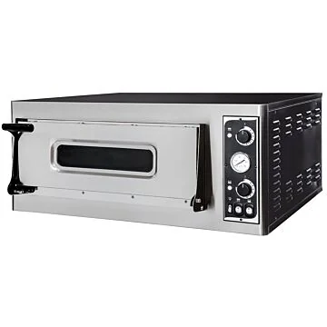 Hendi Pizza Ofen Basic 4, 1 Kammer, 45 / 455 ˚C, 400 V / 4,7 kW, 975 x 814 x (H) 413 mm