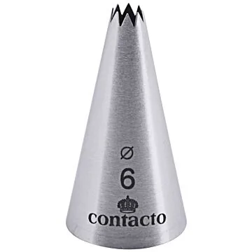Contacto Sterntülle, Edelstahl, 6 mm