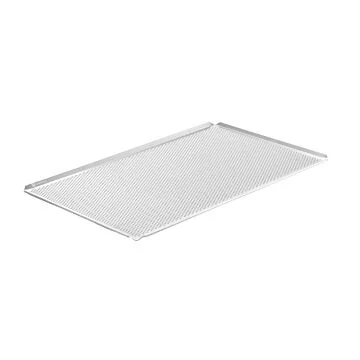 Hendi Backblech, gelocht GN 1/1 - mit 4 Aufkantungen, 530 x 325 x (H) 10 mm