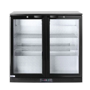 Hendi Bar Kühlschrank, doppeltürig 200 L, 2 / 10 ˚C, 220 - 240 V / 0,16 kW, R600a, 900 x 500 x (H) 900 mm