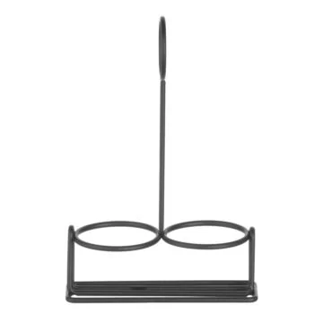 Hendi Gewürzständer, schwarz, 135 x 65 x (H) 200 mm