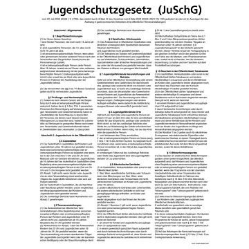 Contacto Aushang Jugendschutzgesetz