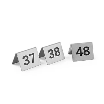 Hendi Tischnummern, Nummer 37 - 48, 50 x 35 x (H) 40 mm