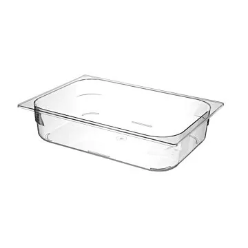 Hendi Eiscreme-Behälter Polykarbonat, 5 L, Transparent, 360 x 250 x (H) 80 mm