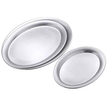 Contacto Serviertablett, oval, matt, 200 mm