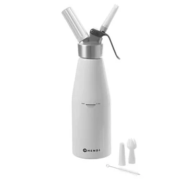 Hendi Sahnespender Kitchen Line, weiß, 0,95 L, ø 95 x (H) 320 mm