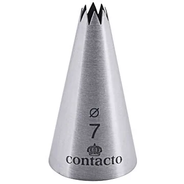 Contacto Sterntülle, Edelstahl, 7 mm