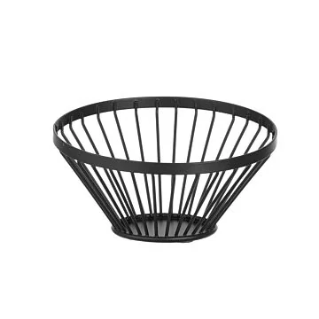 Hendi Obstkorb, abgerundet schwarz, ø 150 x (H) 80 mm