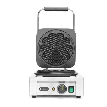 Hendi Waffeleisen 'Herz', 230 V / 2,2 kW, 320 x 437 x (H) 251 mm