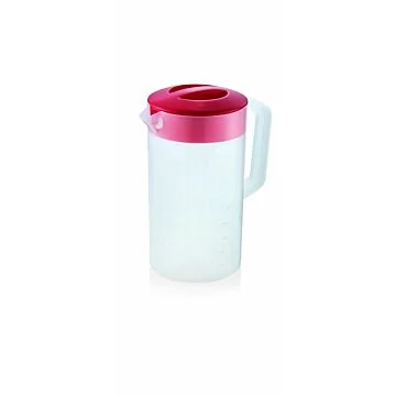WAS Messbecher roter Deckel 2,5 Liter Polypropylen