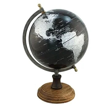 SeaClub Globus schwarz antik
