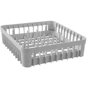 Hendi Gläserkorb für Gläserspüler, mit 40 Stützstiften, 400x400x(H)110mm