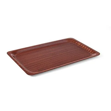 Hendi Serviertablett Woodform, Mahagoni, 430 x 610 mm