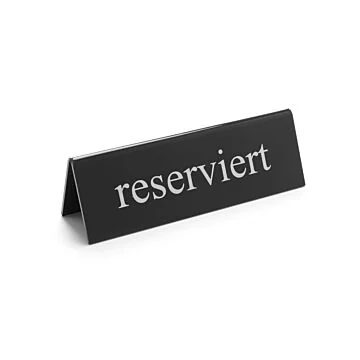 Hendi Tischschild Reserviert, reserviert, 130 x 30 x (H) 38 mm