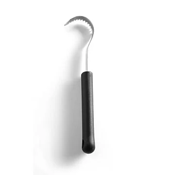 Hendi Butterroller - gezackt, Schwarz, (L)190mm