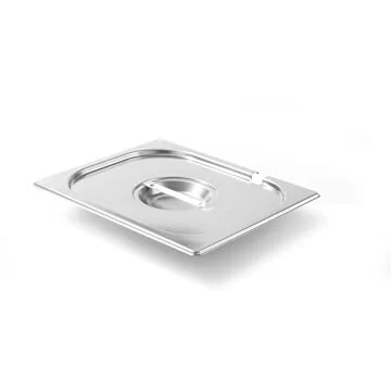 Hendi Gastronorm-Deckel mit Löffelaussparung, Kitchen Line, GN 1/2, 265 x 325 mm