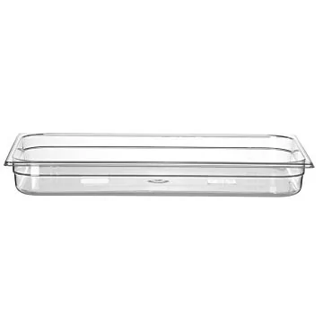 Hendi Gastronorm Behälter Polykarbonat transparent, GN 1/1, 9 L, 530 x 325 x (H) 65 mm