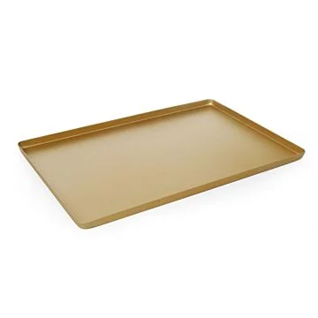 Hendi Präsentiertablett für Süßwaren, 600 x 400 x (H) 20 mm gold