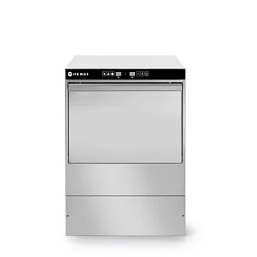 Hendi Geschirrspüler K40 elektronisch, mit Laugen- + Spülmittelpumpe, 230 V /2,8 kW, 470 x 470 x (H) 710 mm