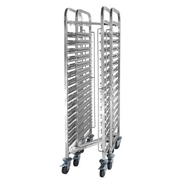 Hendi Abräumwaen, zusammenschiebbar - 15 x GN 1/1, 380 x 550 x (H) 1700 mm