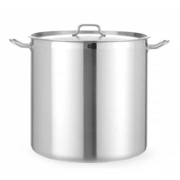 Hendi Kochtopf, hoch - mit Deckel, Profi Line, 70 L, ø 450 x (H) 450 mm
