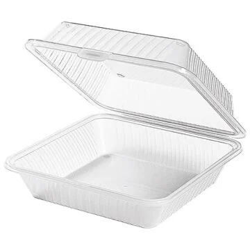 Contacto Eco-Takeouts Behälter, weiß 