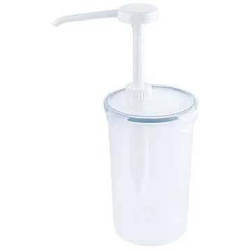 Contacto Dispenser, rund mit Pumpe, 2l
