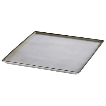 Frilich RAISER OAK Frischeplatte - Porzellanplatte, 330 x 330 mm grau