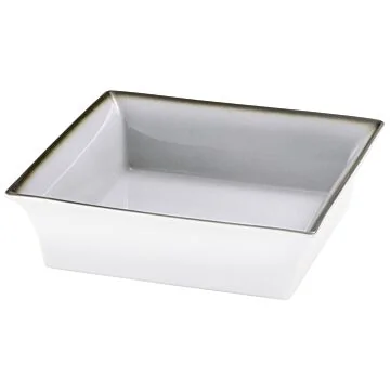 Frilich RAISER OAK Frischeschale - Porzellanschale 250 x 250 mm, grau