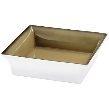 Frilich RAISER OAK Frischeschale - Porzellanschale 250 x 250 mm, caramel