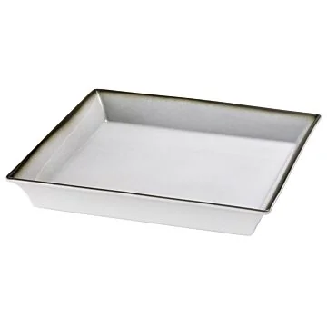 Frilich RAISER OAK Frischeschale - Porzellanschale 350 x 350 mm, grau