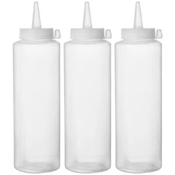 Hendi Spenderflaschen, 3er Set, 0,7 L, Transparent