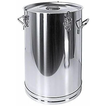 Behälter 3008 mit Deckel, Edelstahl 50 l