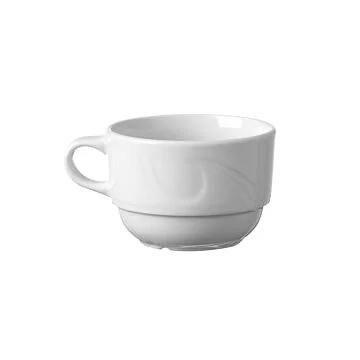 Hendi Tassen und Unterteller, Tasse, 0,23 L, ø 85 mm
