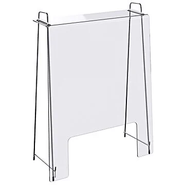 Frilich GUARD COUNTER Hygieneschutz, mit Durchreiche 600 mm breit 