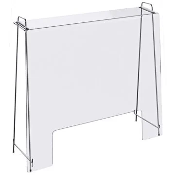 Frilich GUARD COUNTER Hygieneschutz, mit Durchreiche 900 mm breit 