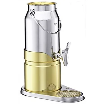 Frilich UNISON Milchkanne, vergoldet 5 Liter