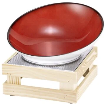 Frilich RAISER NATURE Buffetschale, rot 220 mm
