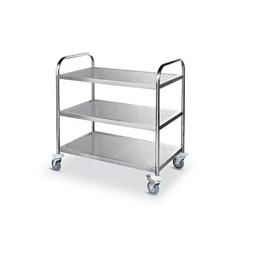 Hendi Servierwagen 3 Regalböden, 910 x 590 x (H) 950 mm