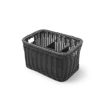 Hendi Besteckkorb, Schwarz, 260 x 180 x (H) 150 mm
