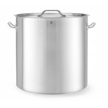 Hendi Kochtopf - mit Deckel, Budget Line, 98 L, ø 500 x (H) 500 mm