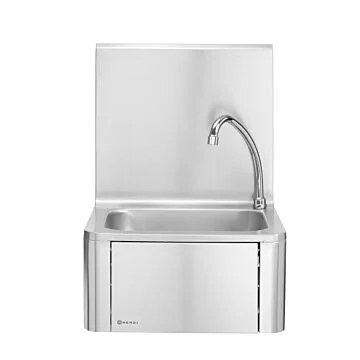 Hendi Handwaschbecken mit Kniebedienung, 400 x 335 x (H) 570 mm