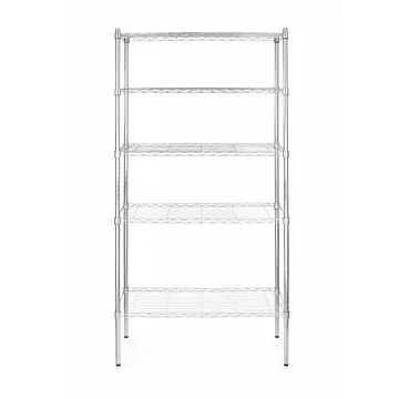 Hendi Regalsystem, 5 Böden, Chrom, 910 x 455 x (H) 1830 mm