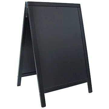 Contacto Doppeltafel klein, schwarz