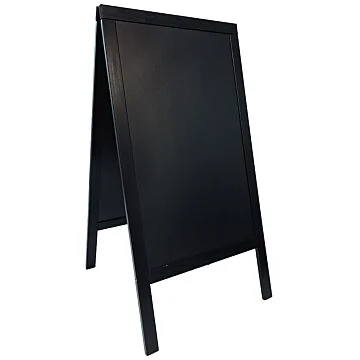 Contacto Doppeltafel groß, schwarz