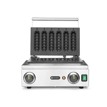 Hendi Waffeleisen 'Corn Dog', 50 / 220 ˚C, 230 V / 1,55 kW, 390 x 335 x (H) 230 mm