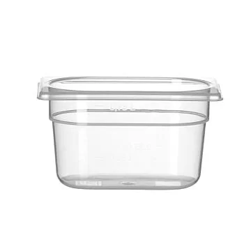 Hendi Gastronorm Behälter 1/9, 1,0, GN 1/9, 1 L, Transparent, 176 x 108 x (H) 100 mm