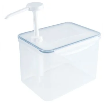 Contacto Dispenser, eckig mit Pumpe, 3,9l
